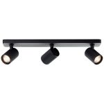 Brilliant Marty Loftlampe Aluminium Sandet Sort 15W 1050lm - 830 Varm Hvid | Inkl. 3x GU10