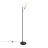Nordlux Wilson Gulvlampe Glas og Metal Sort | Egnet til G9