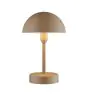 Nordlux Ellen To-Go Bordlampe Brun 2.8W 300lm - 830 Varm Hvid  | IP44 - Dæmpbar - med Kontakt - Batteri