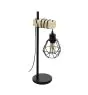 Eglo Bordlampe Townshend 5 Stål Træ Sort | IP20 - Egnet til 1x E27 